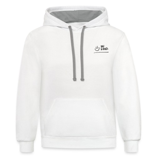 Support-Be Kind Initiatives - Unisex Contrast Hoodie