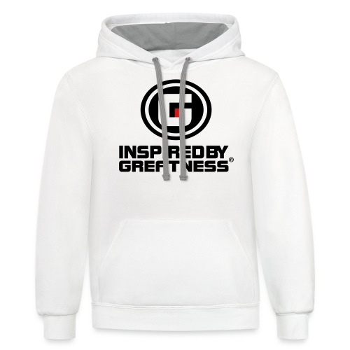 Inspired by Greatness® IG © All right’s reserved - Unisex Contrast Hoodie