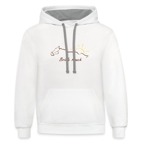 Bridle Ranch Traditional - Unisex Contrast Hoodie