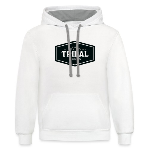 Tribal Acres Support Local - Unisex Contrast Hoodie
