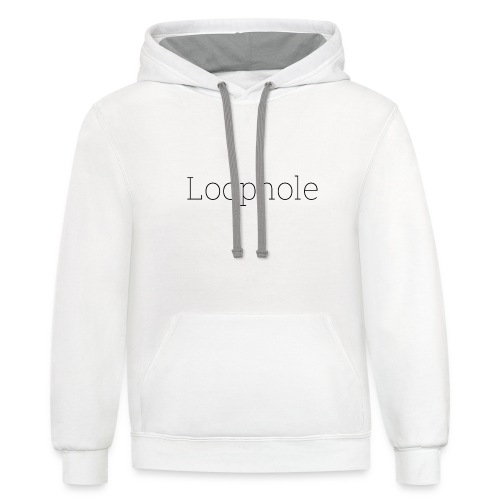 Loophole Abstract Design - Unisex Contrast Hoodie