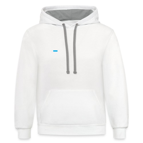 zimsoft white cropped - Unisex Contrast Hoodie