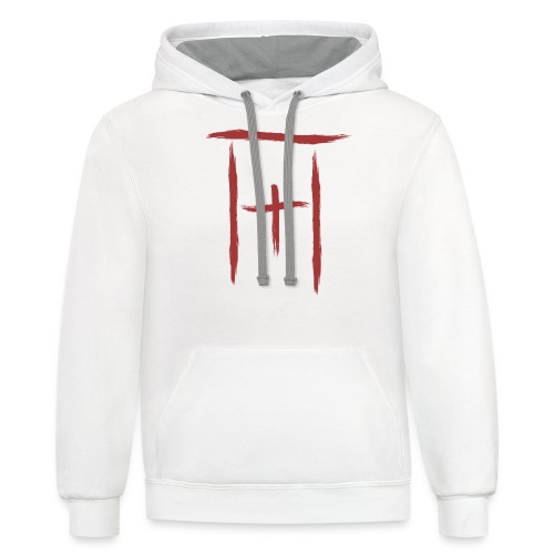 Sign of the Nissi - Unisex Contrast Hoodie