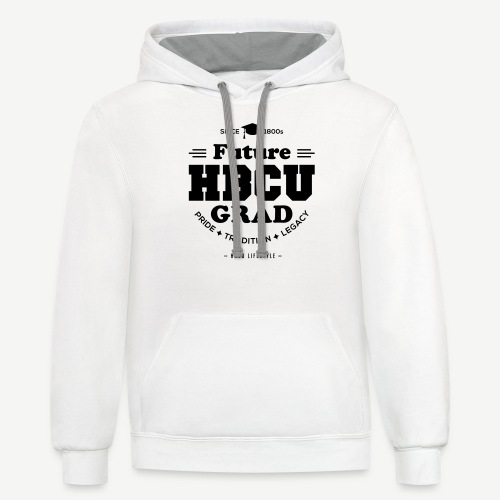 Future HBCU Grad Youth - Unisex Contrast Hoodie
