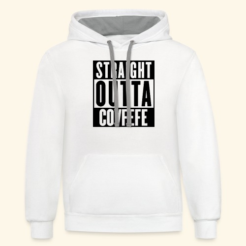 STRAIGHT OUTTA COVFEFE - Unisex Contrast Hoodie