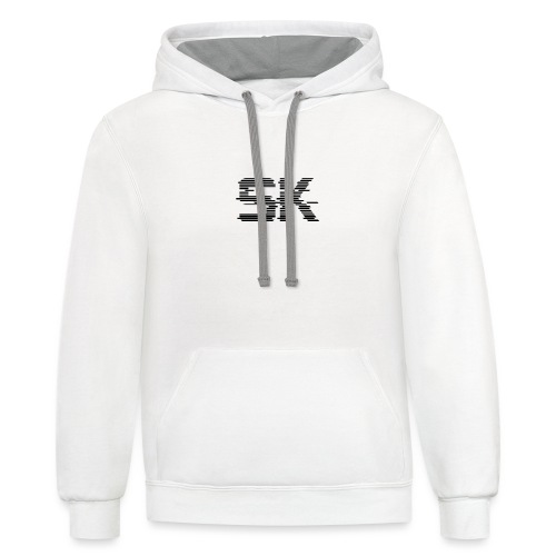 sk logo - Unisex Contrast Hoodie
