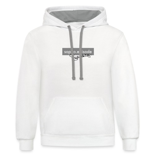 Sopho.episode with Autograph Grey - Unisex Contrast Hoodie