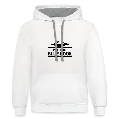 Project Blue Book - Unisex Contrast Hoodie