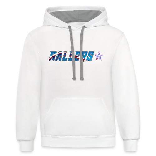 Ballers Lacrosse Team Collection - Unisex Contrast Hoodie