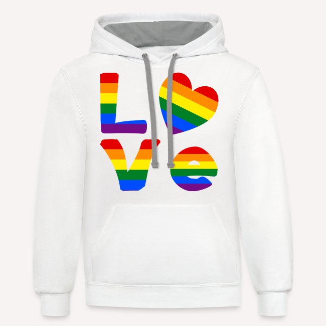 Gay Pride Rainbow LOVE