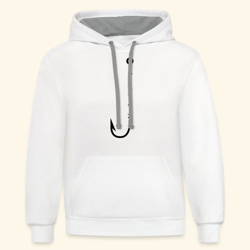 I'd rather be fishing - Unisex Contrast Hoodie