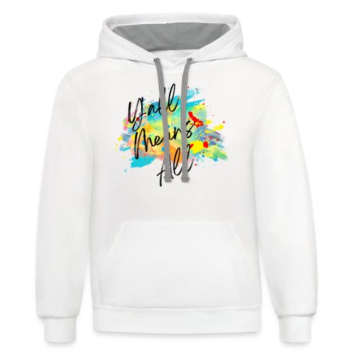 Y'all Means All - Unisex Contrast Hoodie