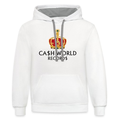 Cash World Records - Unisex Contrast Hoodie