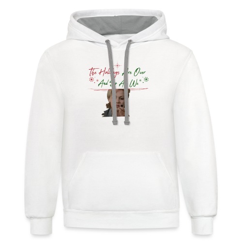 Kelly Taylor Holidays Are Over - Unisex Contrast Hoodie