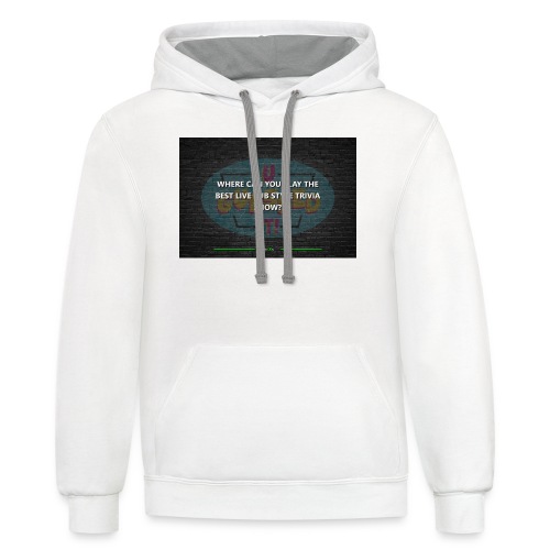 Question and Answer Screens - Unisex Contrast Hoodie