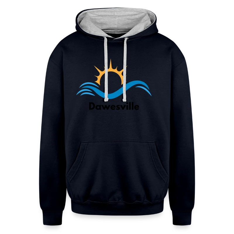 Dawesville shirt - Unisex Contrast Hoodie