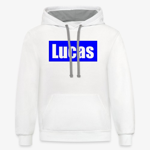 Lucas Bro Personal Channel - Unisex Contrast Hoodie