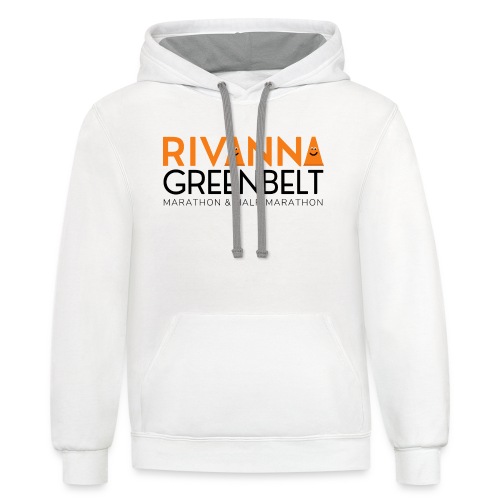 RIVANNA GREENBELT (orange/black) - Unisex Contrast Hoodie