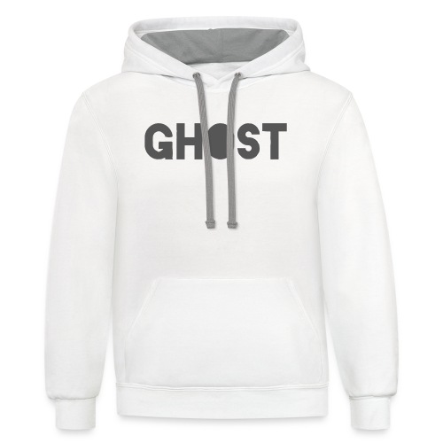 Ghost Clothing - Ghost Text Logo Merch - Unisex Contrast Hoodie