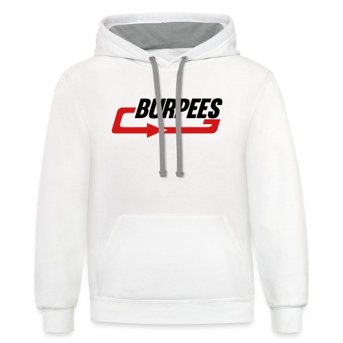 Burpees - Unisex Contrast Hoodie