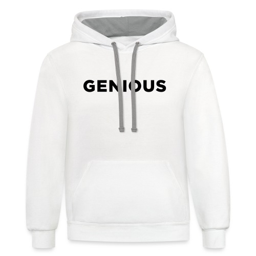 Genious | Genius - Unisex Contrast Hoodie