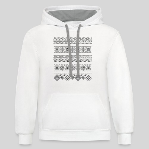 Vrptze (Ribbons) BoW - Unisex Contrast Hoodie