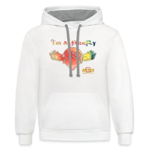 I'm A Fire Fly - Unisex Contrast Hoodie