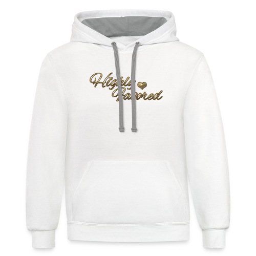 Highly Favored - Unisex Contrast Hoodie