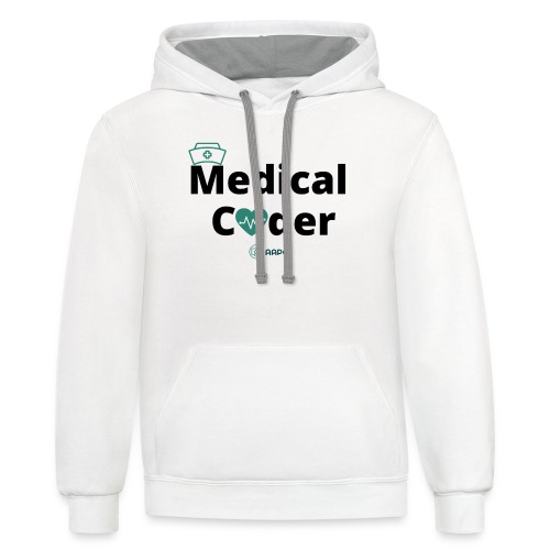 AAPC Medical Coder Shirts and Much More - Unisex Contrast Hoodie
