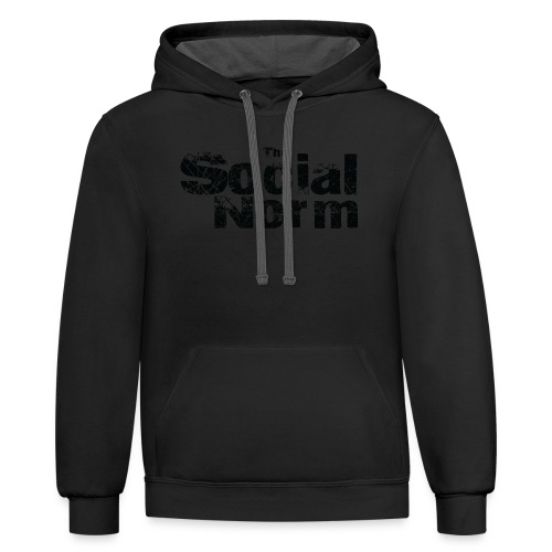 The Social Norm Official Merch - Unisex Contrast Hoodie