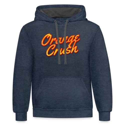 Orange Crush - Unisex Contrast Hoodie