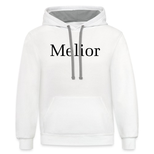 melior only - Unisex Contrast Hoodie