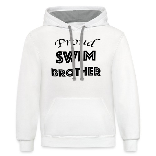 swim brother - Unisex Contrast Hoodie