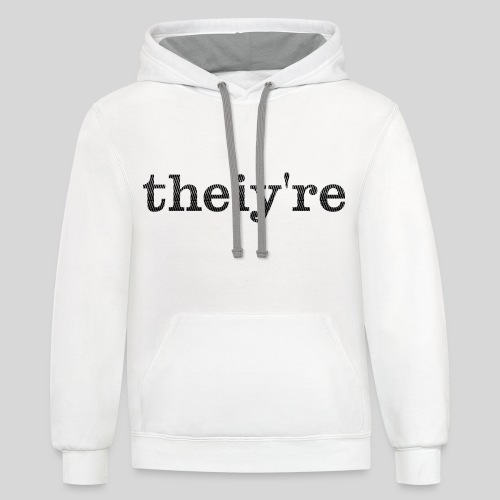 Theiy're BoW - Unisex Contrast Hoodie