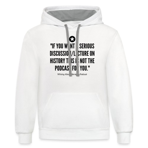 One Star Review - Unisex Contrast Hoodie