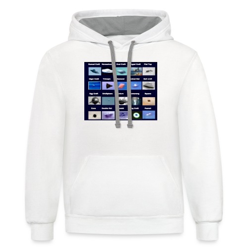 All the UFOs - Unisex Contrast Hoodie