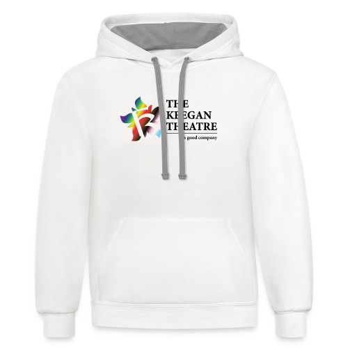 Keegan Theatre Pride Logo - Unisex Contrast Hoodie
