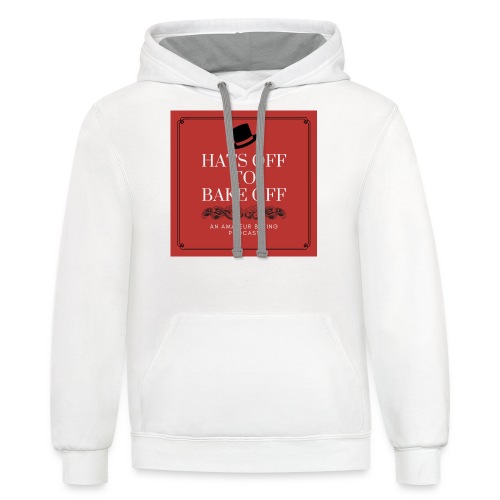 Hats Off to Bake Off Podcast - Unisex Contrast Hoodie