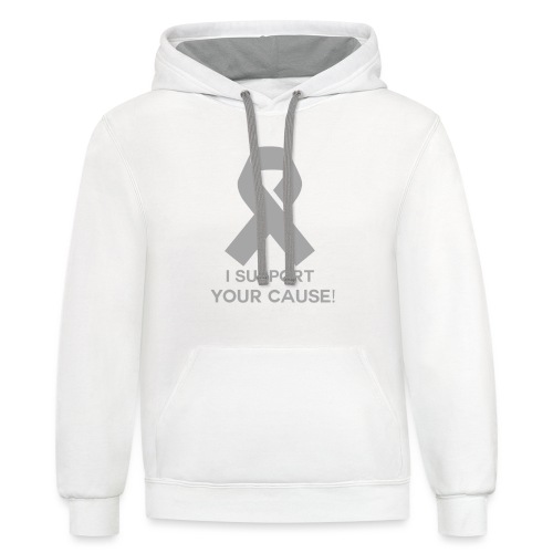VERY SUPPORTIVE! - Unisex Contrast Hoodie