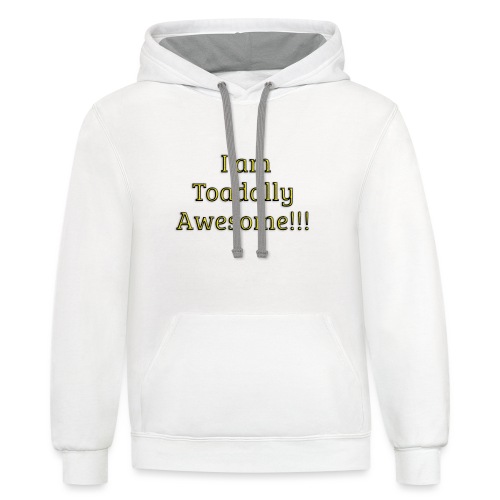 I am Toadally Awesome - Unisex Contrast Hoodie