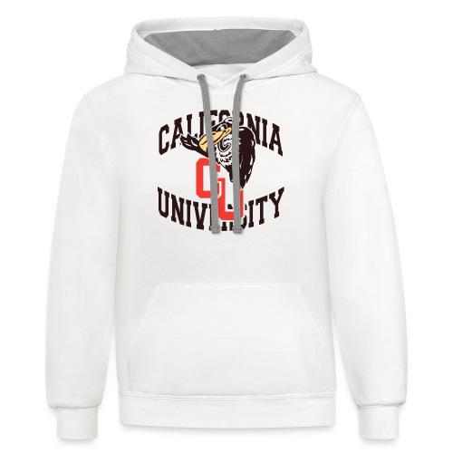 California University Merch - Unisex Contrast Hoodie