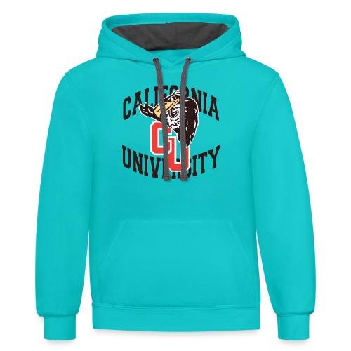 California University Merch - Unisex Contrast Hoodie