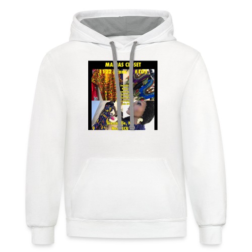 Maria's Outerwear clothing - Unisex Contrast Hoodie