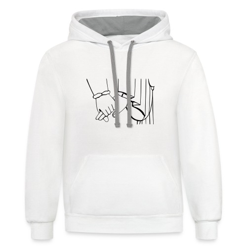 Love and Peace in Parseh - Unisex Contrast Hoodie
