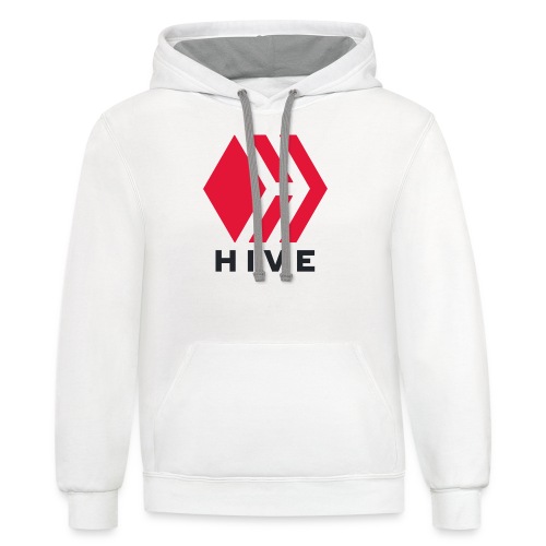 Hive Text - Unisex Contrast Hoodie