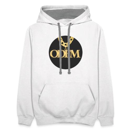 ODFM Podcast™ gold chain from One DJ From Murder - Unisex Contrast Hoodie