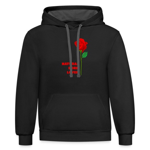 Natural Born Lover - I'm a master in seduction! - Unisex Contrast Hoodie
