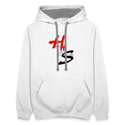 Heart & Soul Concerts Official Brand Logo II - Unisex Contrast Hoodie