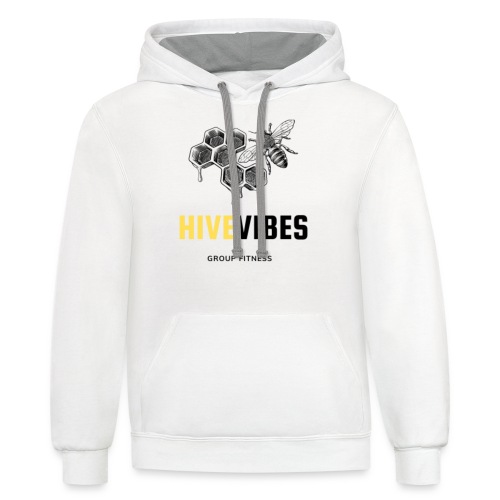 Hive Vibes Group Fitness Swag 2 - Unisex Contrast Hoodie