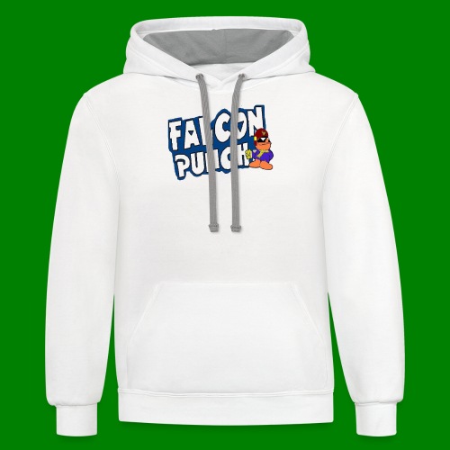 falcon punch - Unisex Contrast Hoodie